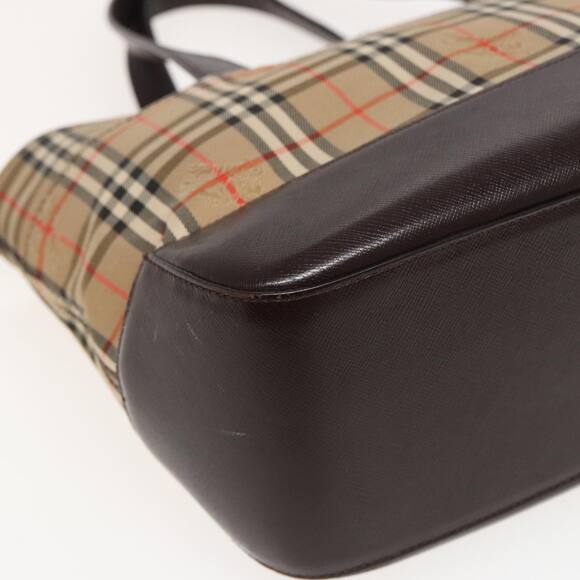 Burberry Nova Check Hand Bag Canvas Beige - Picture 11 of 16